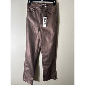 NWT Sundaze "Daze" Coated Penny Straight Leg Ankle Denim Jean Sz 25